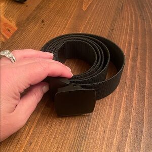 Black Belt with Black Buckle fits 42” waist